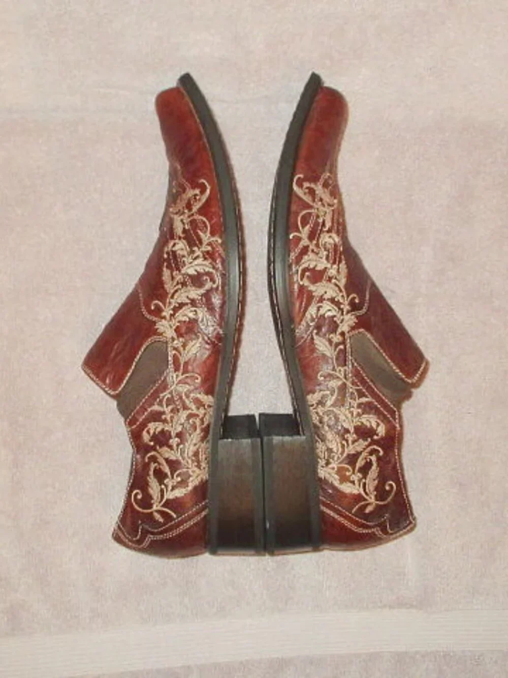 Vtg 90s Y2K Giorgio Brutini G-Rock Loafer Shoes 11 Gangster Beatle Rockabilly